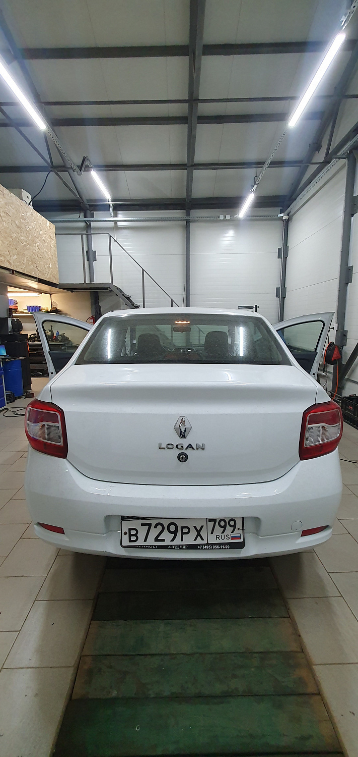 Установка видеонаблюдения для Renault Logan 2021 г. 