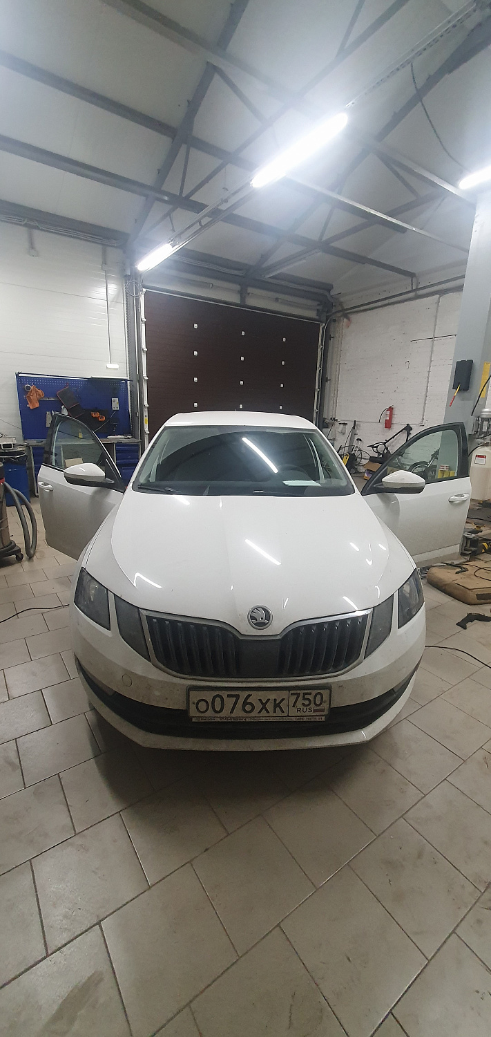 Установка тросовых педалей на Skoda Octavia 2019 г.  (механика, 3шт.)
